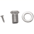 thumbnail image 4 of 3X Fleur Tuning Pegs / Strings for / Tele / Acoustic Guitar 6L Silver, 4 of 7