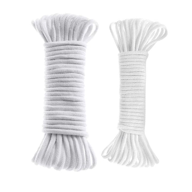Pompotops Automatic Watering Cotton Rope For DIY Plant Automatic Watering Device Violet Automatic Seedling Watering Rope 1/4inch(6mm):30feet/9m Clearance