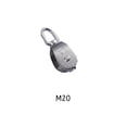 thumbnail image 2 of Dalazy Poulie en Acier Inoxydable Portable Détachable Réutilisable Remplaçant Roues Doubles Anticorrosion Bateaux Escalade sur Roche Roue de Levage M20, 2 of 2