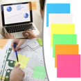 thumbnail image 2 of Clearance Warehouse Transparent Sticky Notes, Multi Color Adhesive Vinyl, Self-Stick Note Pads Waterproof Notes for Books Annotation Office Schools Supplies 3x3IN, 2 of 9