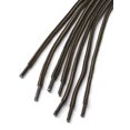 thumbnail image 3 of INSPIRE CHIC Unisex Round Rope Dual Colored Striped 1/5 Thick Boot Shoelace 150cm / 59.05" Light Brown Black, 3 of 4