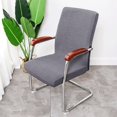 thumbnail image 2 of Computer Office Chair Covers  Desk seat Cover Elastic Fabric Stretch Thick Comfortable Padded Removable Rotating Chair Slipcovers for Office Computer Chair (No Chairs), 2 of 6