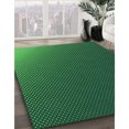 thumbnail image 3 of Ahgly Tapis Rectangulaire Lavable en Machine Intérieur Transitionnel Vert Sarcelle Profond, 5 Pieds x 8 Pieds, 3 of 7
