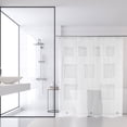 thumbnail image 4 of TIMIFIS Shower Curtain Translucent Pocket Shower Curtain Multifunctional Multi Purpose Bathroom Storage Water Proof Molds Proof Thickened Pocket Shower Curtains Shower Curtain Liner, 4 of 6
