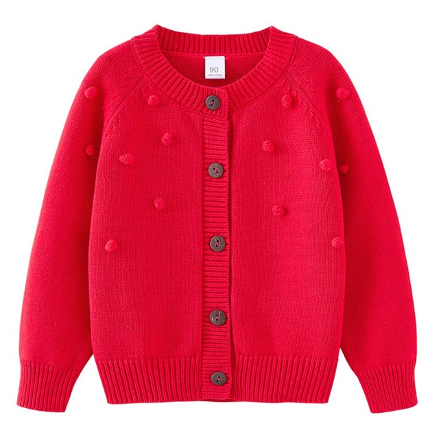 Besolor Cardigan en Tricot pour Tout-Petits Garçons Filles, Chandails à Boutons devant, Tricot à Manches Longues, Confortable, Uni, Basique, Vêtement d'Extérieur