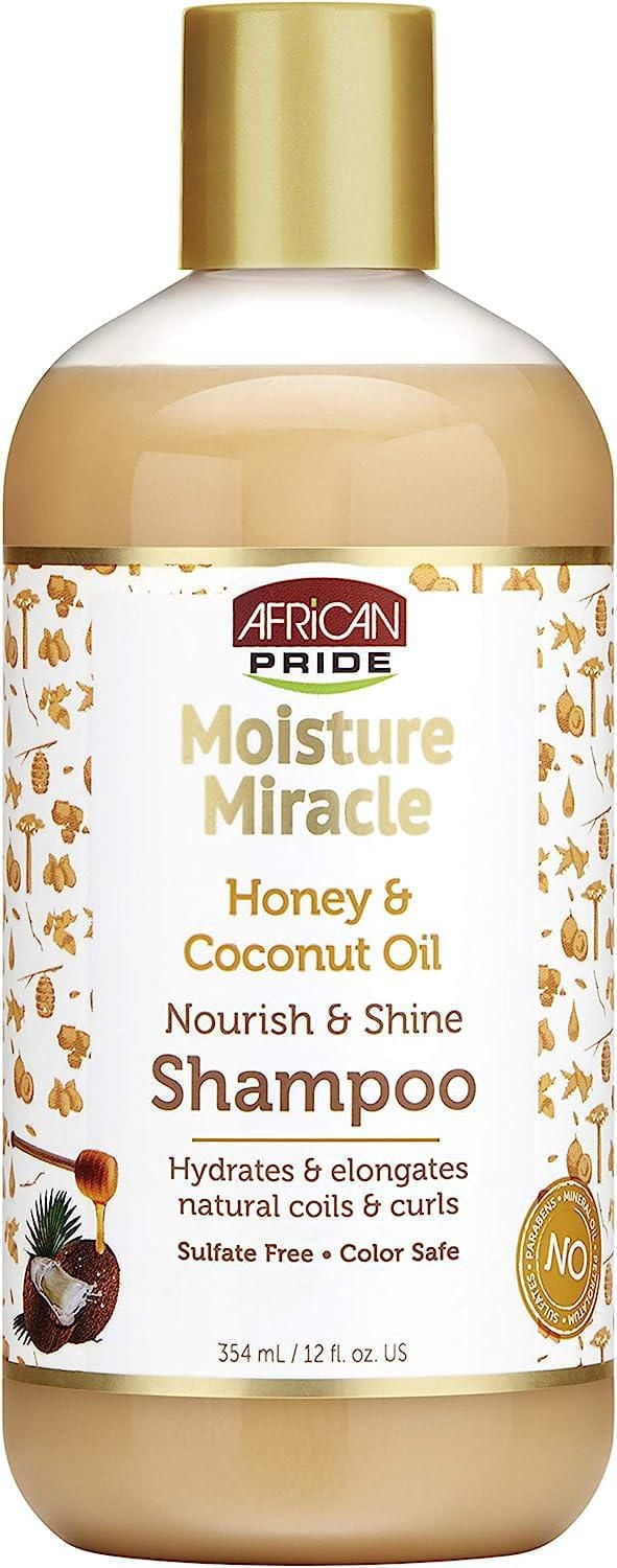 African Pride Moisture Miracle Honey & Coconut Oil Shampoo