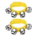 thumbnail image 1 of Usloyux Christmas Party Wrist Bells, Jingle Bells Ankle Bells Bracelet Percussion Instruments, Musical 4 Bells For Dance Performance Cheerleading, Festive Holiday Celebration Accessories, Adjustable, 1 of 1