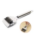 thumbnail image 2 of Agiferg Stainless Steel Spaghett Noodle Maker Lattice Roller Docker Dough Cutter Tool, 2 of 6