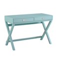 thumbnail image 1 of Linon Home Peggy Blue Writing Desk, 1 of 2