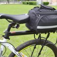 thumbnail image 4 of Semfri Bike Rack Heavy Weight Almost Universal Adjustable Bike Cargo Rack Cycling Equipment Stand Footstock Bicycle Luggage Carrier Racks with Reflective Logo Bicycle Accessories Black, 4 of 17
