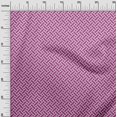 thumbnail image 3 of oneOone Velvet Fuschia Pink Fabric Geometric Sewing Craft Projects Fabric Prints by Yard 58 Inch Wide, 3 of 4