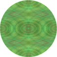 thumbnail image 1 of Ahgly Tapis Rond Lavable en Machine Intérieur Transitionnel Vert Lime Foncé, 8 Pieds Rond, 1 of 7