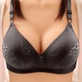 thumbnail image 1 of AherBiu Wireless Bras for Women Plus Size Comfort Soft Full Coverage High Support Push up Bralette Solid Color Bras, 1 of 9