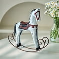 thumbnail image 4 of EGNMCR Home Decor, Room Decor, Wall Decor Nordical Nostalgic Style Horse Rocking Horse Table Decorations Home Decoration Pines Horse Rocking Horse Crafts wooden horse, 4 of 6