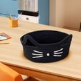 thumbnail image 4 of Cats Ear Cottons Thread Organizer Basket office Household Cosmetics Snacks Sundries Woven Desktop Organizer Box, 4 of 7