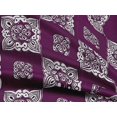 thumbnail image 5 of oneOone Rayon Purple Fabric Block Craft Projects Decor Fabric Printed By The Yard 56 Inch Wide-L6, 5 of 5