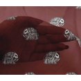 thumbnail image 4 of oneOone Viscose Chiffon Fabric Elephant Block Print Fabric BTY 42 Inch Wide, 4 of 4