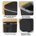 thumbnail image 4 of EGNMCR Desktop Trash Can Office Bin With Lid Small Desktop Garbage Bin In Dormitory Bedroom Trash can, 4 of 6