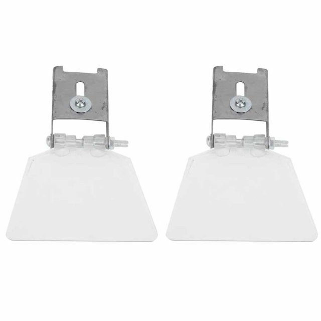 Bgsha 2pcs Remplacement Garde Banc Grinder Boucliers de Sécurité pour les Yeux avec Support