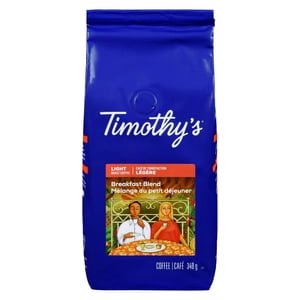 Timothy’s® Petit déjeuner mélange léger Roast Ground Café
