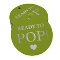 thumbnail image 1 of Inkdotpot Silver Foil Paper Hang Tags Ready To Pop Baby Shower Favor Tags 50 Pieces, 1 of 6