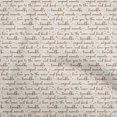 thumbnail image 1 of oneOone Cotton Silk Light Brown Fabric Text Sewing Material Print Fabric By The Yard 42 Inch Wide, 1 of 5