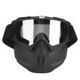 thumbnail image 2 of Motorcycle Goggles,Detachable Motocross Goggles Windproof Outdoors Goggles With Adjustable Band For Motorcycle Riding, 2 of 8