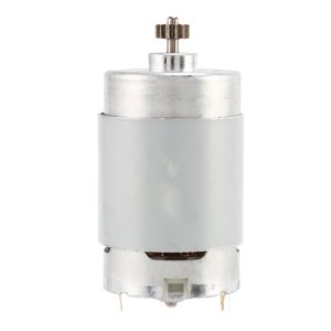 DC RS550 Moteur 13 Dent 9.5 mm Remplacer pour tournevis sans fil GSR GSB 18V,1 * 13 dents moteur, argent