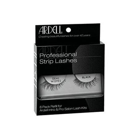 Ardell Natural Lashes, Demi Wispies Black, 6-Count