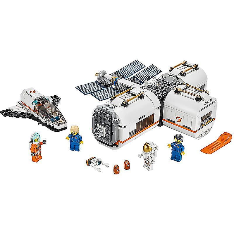 11386 City Series Space: Moonspace Station Building Block For Kids Toy Gifts 60227 - Snngv