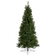 thumbnail image 1 of Home Heritage Half Pine 7' Pre-Lit Artificial Christmas Tree, 150 White LED, 1 of 12