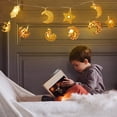 thumbnail image 4 of 5ft 10LED Eid Ramadan String Lights Moon Shaped Lantern Lamp, 4 of 7