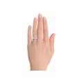 thumbnail image 2 of RYLOS Rings Sterling Silver Claddah Love, Loyalty & Friendship Heart 6MM Gem Irish Wedding Band Claddagh Rings October Pink Ice Jewelry Size 6, 2 of 7
