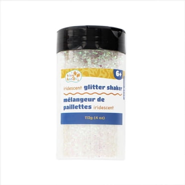 TINY HANDS Iridescent Glitter Shaker, 113 g (4 oz), Age 6+, Kids, Crafts, Party Decoration