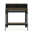 thumbnail image 3 of Pemberly Row Contemporary Wood A-frame Computer Desk in Columbia Walnut, 3 of 6