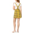 thumbnail image 3 of INSPIRE CHIC Women's Adjustable Strap Plaid Suspender Overall Dress, 3 of 6