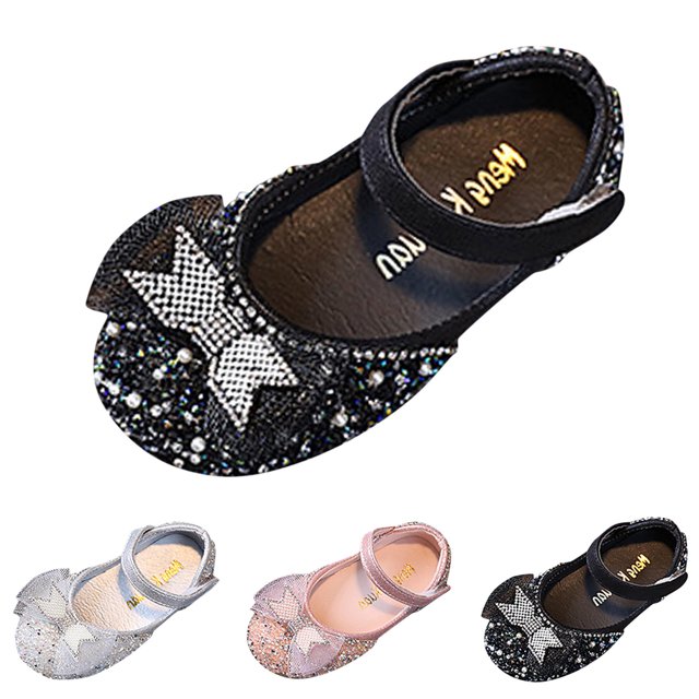LEEy-World Sandales pour Tout-Petites Fille Chaussures pour Enfants Chaussures en Cuir Blanc Chaussures Nœud Papillon Chaussures de Princesse pour Filles Chaussures Simples Chaussures de Performance