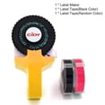 thumbnail image 3 of Anself Mini Portable Manual Label Maker with 2 PVC 9mm Label Tapes, Assorted Colors, 3 of 7
