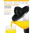 thumbnail image 5 of Big Boss Electric Citrus Juicer – One-Touch Activation, Auto-Reversing Extractor, 25 oz Capacity, Black, 5 of 5