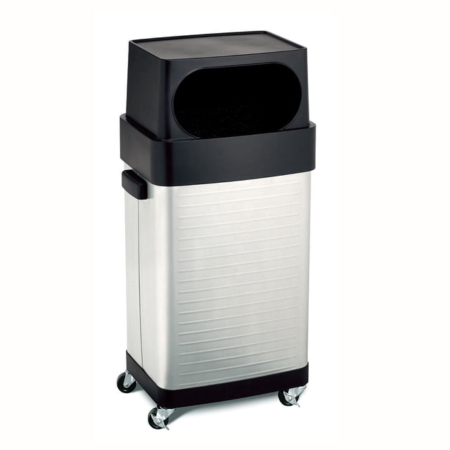 Seville Classics 17-Gallon UltraHD Commercial Stainless Steel Trash Bin