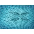 thumbnail image 1 of Ahgly Company Machine Washable Indoor Rectangle Transitional Dark Cyan Green Area Rugs, 5' x 8', 1 of 7