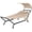 Beige, variant on Costway Patio Hanging Chaise Lounge Chair with Canopy, Cushion, Pillow & Storage Bag Beige