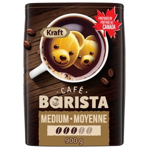 Kraft Café Barista Café au sol rôti moyen, 900g Boîte