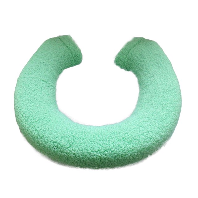 fastboy Universal Bathroom Cover No Shedding And Elasticity Exquisite Craft Toilet Green 1Set