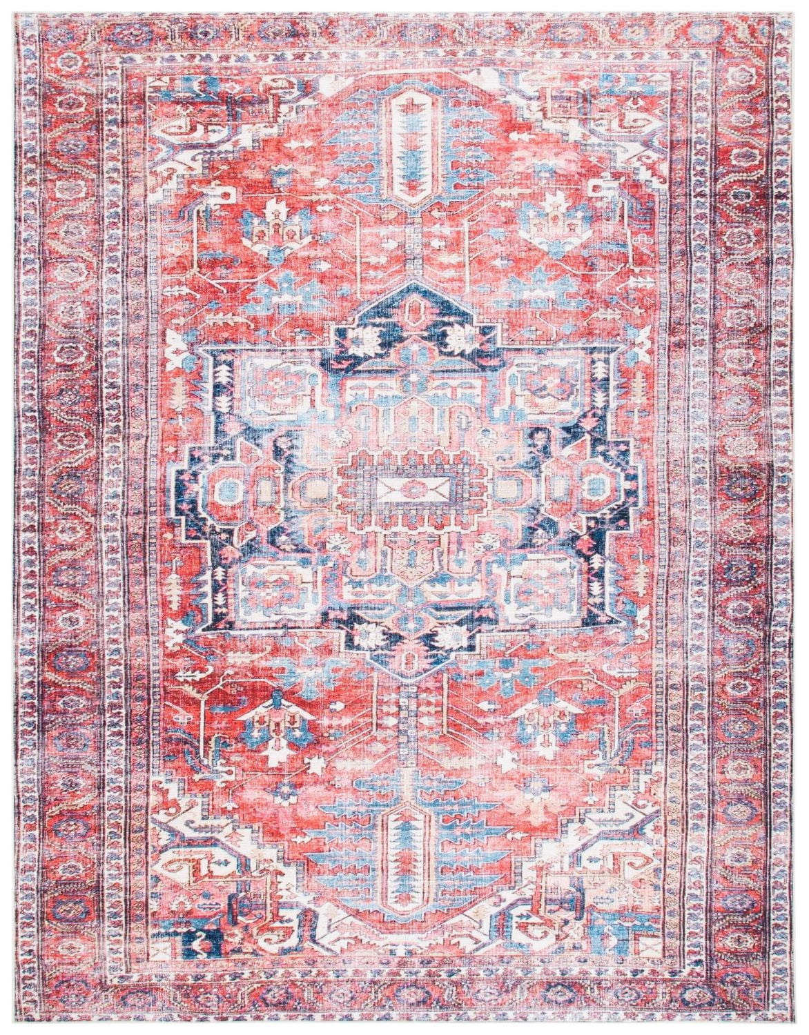 SAFAVIEH Serapi Doncho Traditional Machine Washable Area Rug