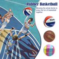 thumbnail image 2 of Kid Rubber Basketball Size 5 / 7 Primary School Outdoor Training Game New H8 O9U5, 2 of 8
