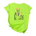 thumbnail image 1 of T-Shirts à Manches Courtes pour Femmes T-Shirts Décontractés pour Femmes à Imprimé Graphique Floral T-Shirt à Manches Courtes pour Enseignante Hauts T-Shirts pour Femmes Décontractés, 1 of 4