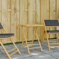 thumbnail image 1 of vidaXL Folding Garden Table 55x55x75 cm Bamboo, 1 of 5