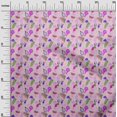 thumbnail image 3 of oneOone Cotton Jersey Light Pink Fabric Lemon With Leaf Craft Projects Decor Fabric Printed By The Yard 58 Inch Wide, 3 of 4