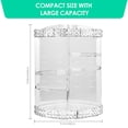 thumbnail image 4 of 360°Rotating Makeup Organizer, Adjustable Storage Large Capacity Makeup Display Case Clear Acrylic Organizer Container for Cosmetic Brushes Lipsticks, 4 of 6